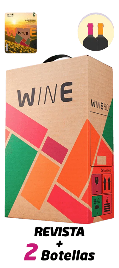 Winebox Bienvenidos Revista + 2 Botellas Plan Anual